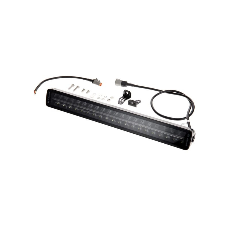 Lampa robocza długa LED, 200W 16800lm prostokątna, 12/24V, biała/pomarańczowa, 561x70x67 mm z wtyczką Deutsch, Combo, prosta, 40