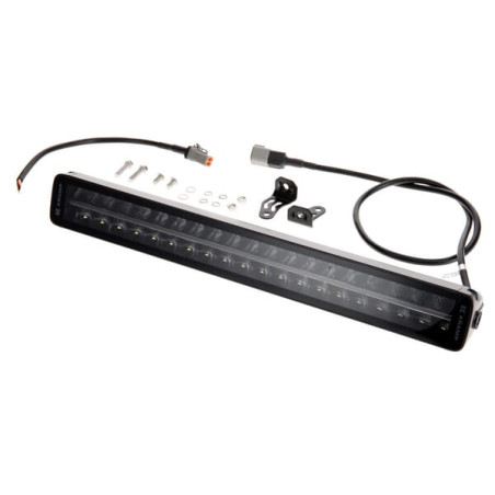 Lampa robocza długa LED, 200W 16800lm prostokątna, 12/24V, biała/pomarańczowa, 561x70x67 mm z wtyczką Deutsch, Combo, prosta, 40