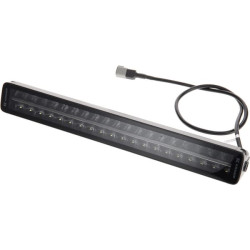 Lampa robocza długa LED, 200W 16800lm prostokątna, 12/24V, biała/pomarańczowa, 561x70x67 mm z wtyczką Deutsch, Combo, prosta, 40