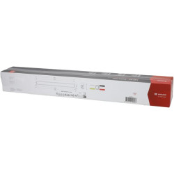 Lampa robocza długa LED, 300W 25200lm prostokątna, 12/24V, biała/pomarańczowa, 815x70x67 mm z wtyczką Deutsch, Combo, prosta, 60