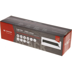 Lampa robocza długa LED, 45W 3780lm prostokątna, 12/24V, biała/pomarańczowa, 246x40x54 mm z wtyczką Deutsch, Combo, prosta, 9 LE