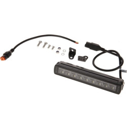 Lampa robocza długa LED, 45W 3780lm prostokątna, 12/24V, biała/pomarańczowa, 246x40x54 mm z wtyczką Deutsch, Combo, prosta, 9 LE