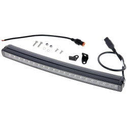 Lampa robocza długa LED, 105W 8820lm prostokątna, 12/24 V, biała/pomarańczowa, 525.5x40x54.4 mm z wtyczką Deutsch, Combo, łukowa
