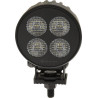 Lampa robocza LED, okrągła 24W 2556lm 12/24V, biała, 83.9x99.5x59 mm światło rozproszone z wtyczką Deutsch, 4 LED