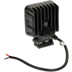 Lampa robocza LED, kwadratowa 90W 6800lm 12/24V, biała, 108x120.7x52.7 mm światło rozproszone z wtyczką Deutsch, 18 LED