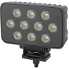 Lampa robocza LED, prostokątna 100W 8950lm 12/24V, biała, 150x112x52.7 mm światło rozproszone z wtyczką Deutsch, 20 LED