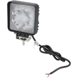 Lampa robocza LED, kwadratowa 24W 2000lm, biała, 107x52x136 mm światło rozproszone, Kramp (op. 10 szt.)