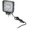 Lampa robocza LED, kwadratowa 24W 2000lm, biała, 107x52x136 mm światło rozproszone, Kramp (op. 10 szt.)