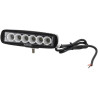 Lampa robocza LED, prostokątna 18W 1620lm, biała, 160x60x70 mm światło skupione, Kramp (op. 8 szt.)