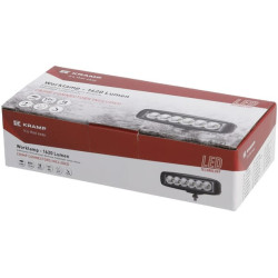 Lampa robocza LED, prostokątna 18W 1620lm, biała, 160x60x70 mm światło skupione, Kramp (op. 8 szt.)