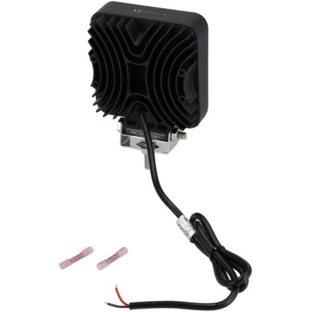 Lampa robocza LED, kwadratowa 24W 2000lm, biała, 107x52x136 mm światło skupione, Kramp