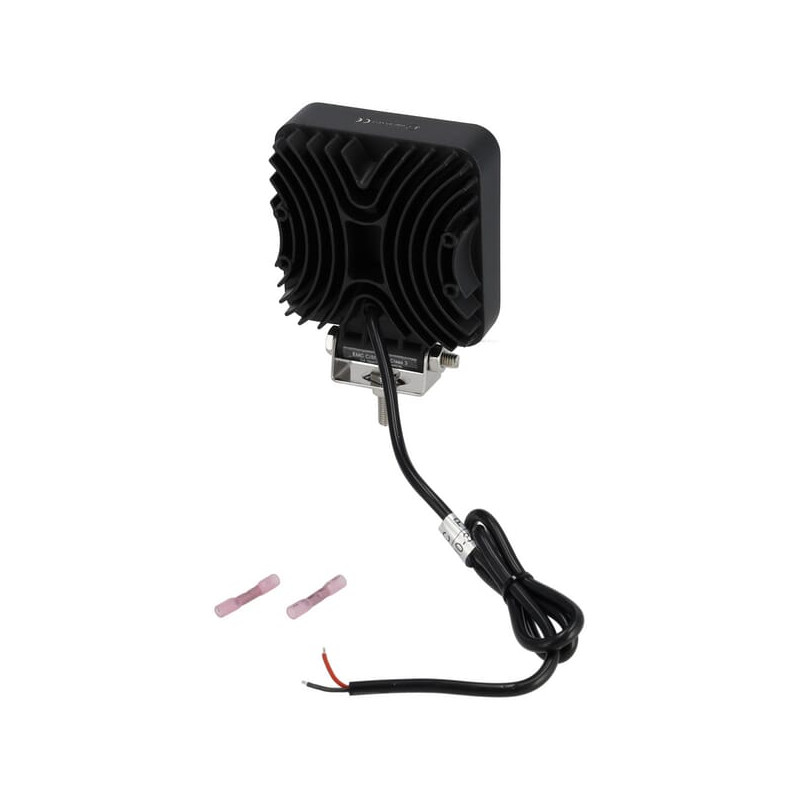 Lampa robocza LED, kwadratowa 24W 2000lm, biała, 107x52x136 mm światło skupione, Kramp (op. 10 szt.)