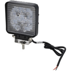 Lampa robocza LED, prostokątna 27W 2376lm, biała, 107x38.8x136 mm światło rozproszone, Kramp