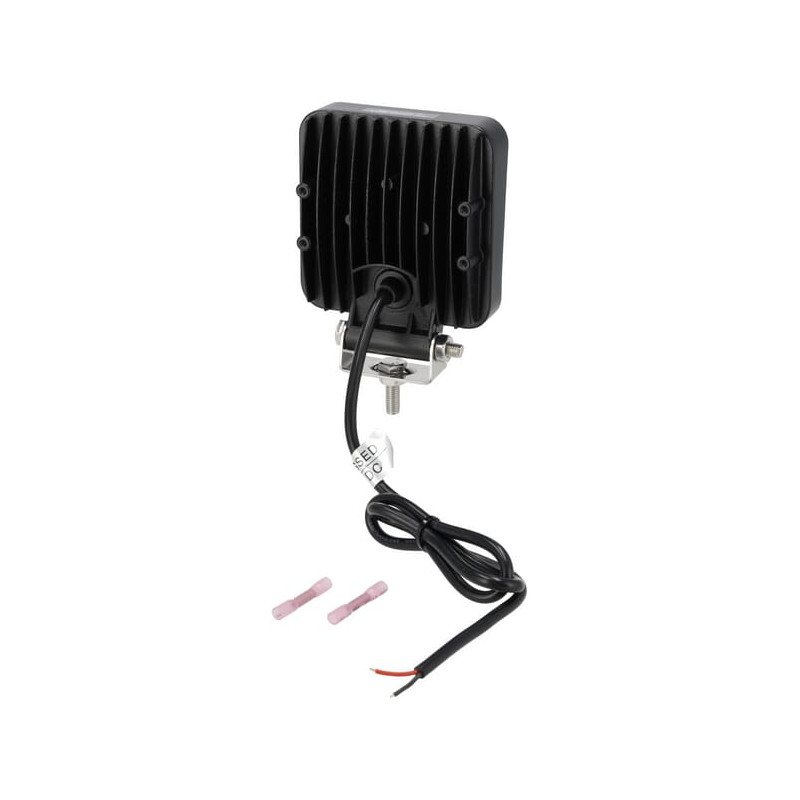 Lampa robocza LED, prostokątna 27W 2376lm, biała, 107x38.8x136 mm światło rozproszone, Kramp (op. 10 szt.)