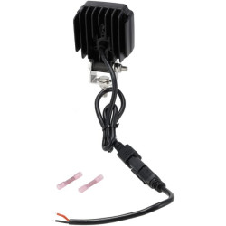 Lampa robocza LED, kwadratowa 20W 3000lm, biała, 75x47x107.5 mm z wtyczką Deutsch 2-pin, światło rozproszone, Kramp