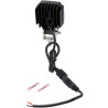 Lampa robocza LED, kwadratowa 20W 3000lm, biała, 75x47x107.5 mm z wtyczką Deutsch 2-pin, światło rozproszone, Kramp