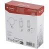 Lampa robocza LED, okrągła 27W 3420lm, biała, 100x48.5x120 mm z wtyczką Deutsch 2-pin, światło rozproszone, Kramp
