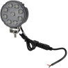 Lampa robocza LED, okrągła 27W 3420lm, biała, 100x48.5x120 mm z wtyczką Deutsch 2-pin, światło rozproszone, Kramp (op. 10 szt.)