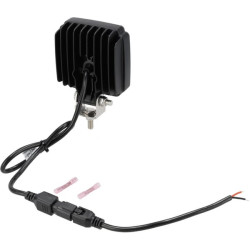 Lampa robocza LED, kwadratowa 27W 3420lm, biała, 96.5x48.5x124.5 mm z wtyczką Deutsch 2-pin, światło rozproszone, Kramp