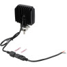 Lampa robocza LED, kwadratowa 27W 3420lm, biała, 96.5x48.5x124.5 mm z wtyczką Deutsch 2-pin, światło rozproszone, Kramp (op. 10 