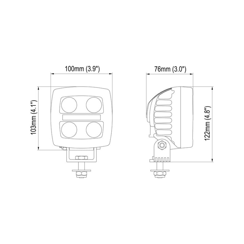 Lampa robocza LED, Nordic Lights N26
