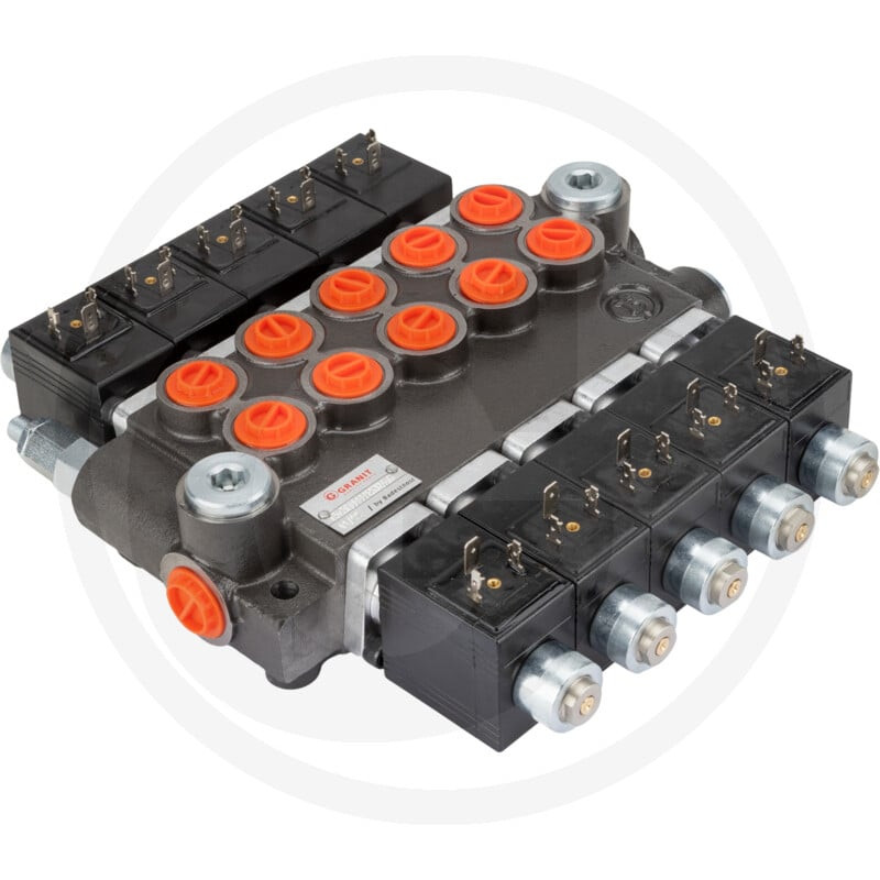 Zawór elektryczny 24V 5x DW (A-B zamknięte)