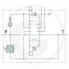 Rozdzielacz hydrauliczny sterowany elektrycznie 80l/min 1-sekcyjny 12V4059139491438