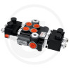 Rozdzielacz hydrauliczny sterowany elektrycznie 80l/min 2-sekcyjny 12V4059139491469