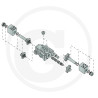 Rozdzielacz hydrauliczny sterowany elektrycznie 80l/min 3-sekcyjny 24V4059139491599