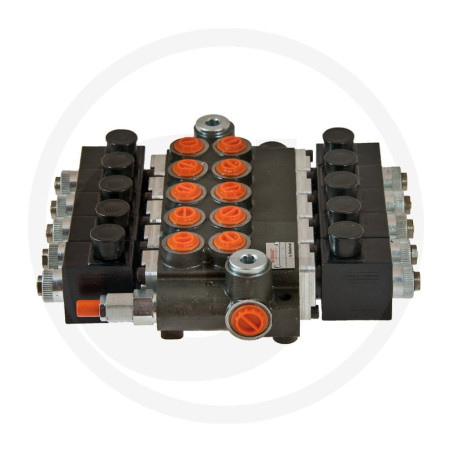 Rozdzielacz hydrauliczny sterowany elektrycznie 80l/min 5-sekcyjny 24V4059139491643