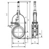 Zasuwa flansza / flansza 6 cal 5377RIV1060000