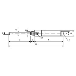 Siłownik hydrauliczny dwustron 5377RIV1634560