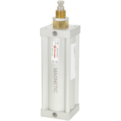 Siłownik zasuwy beczkowozu  MZ 6" pneumatyczny z elektromagnesem