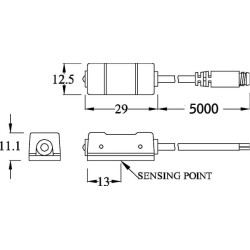 Hermetyczny łącznik elektryczny sterowany magnesem 12-240V DC/AC