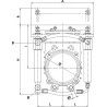 Kompaktowa zasuwa nożowa 4" (hydrauliczna)