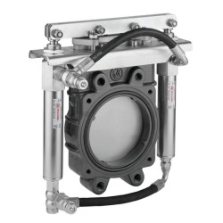 Kompaktowa zasuwa nożowa 6" (hydrauliczna)