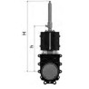 Zasuwa płytowa 10" dwukierunkowa (hydrauliczna)