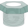 Nakrętka M30x2, zasuwy 030, 034-3" MZ 4019305103084