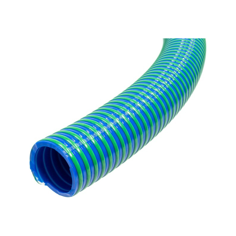 Wąż ssawno-tłoczny do gnojowicy PCW niebiesko-zielony, 8" 4 m