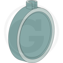 Płytka zawóru suwakowego 4" fi109 gr.30-19 mm MZ
