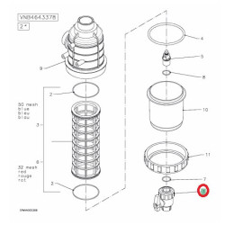 Zawór kurkowy 2-drożny 3/4"