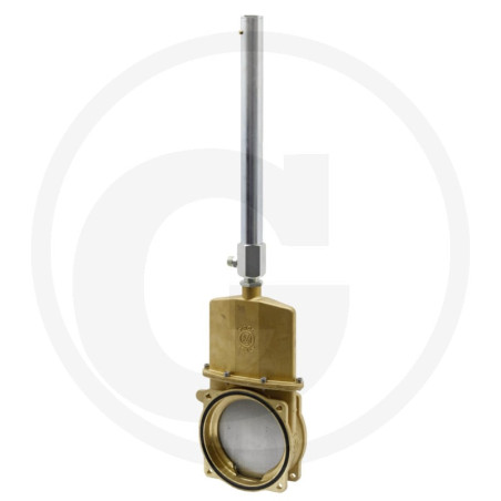 Zasuwa płytkowa 6"-0080, z siłownikiem hydraulicznym art. 0500 MZ
