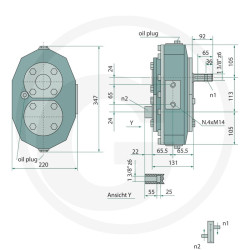 Przekładnia MR-90 (95090.002.019,) Comer