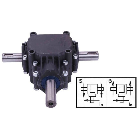 Przekładnia T 1:3,3 fi25mm/fi25mm/fi25mm (9.124.111) Comer L-25A