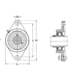 Obudowa FYTB112TF SKF 7316570299977