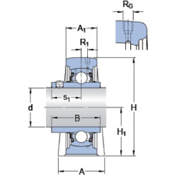 Obudowa SYF50TF SKF 7316570574197