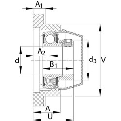 Obud. łoż.tworz.szt. Corrotect PCJ30TVFA1255 INA/FAG 4012802831283