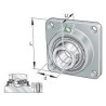 Łożysko z obudową czworokątne, RCJ40 INA/FAG 4012802839029