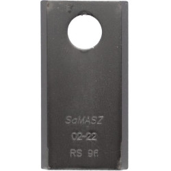 Zestaw noży kosiarki, prostych 18 szt. 96x48x3 mm