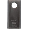 Zestaw noży kosiarki, prostych 12 szt. 102x46x3 mm